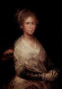 Francisco de Goya wife of painter Goya oil painting on canvas